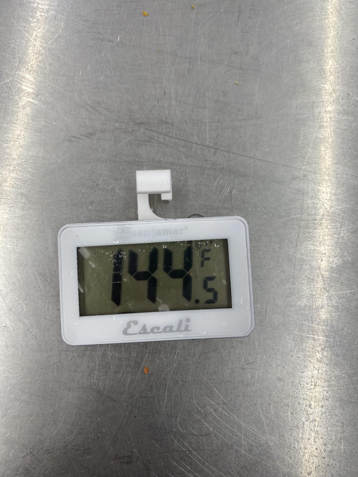 Walk-in was a little warm this morning 🫠