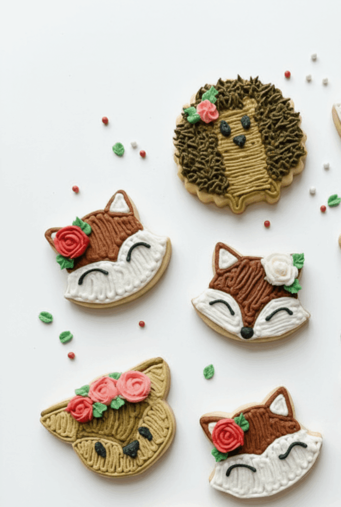 Woodland Animals Buttercream Cookies 🍪 Woodland Animals Buttercream Cookies 🍪