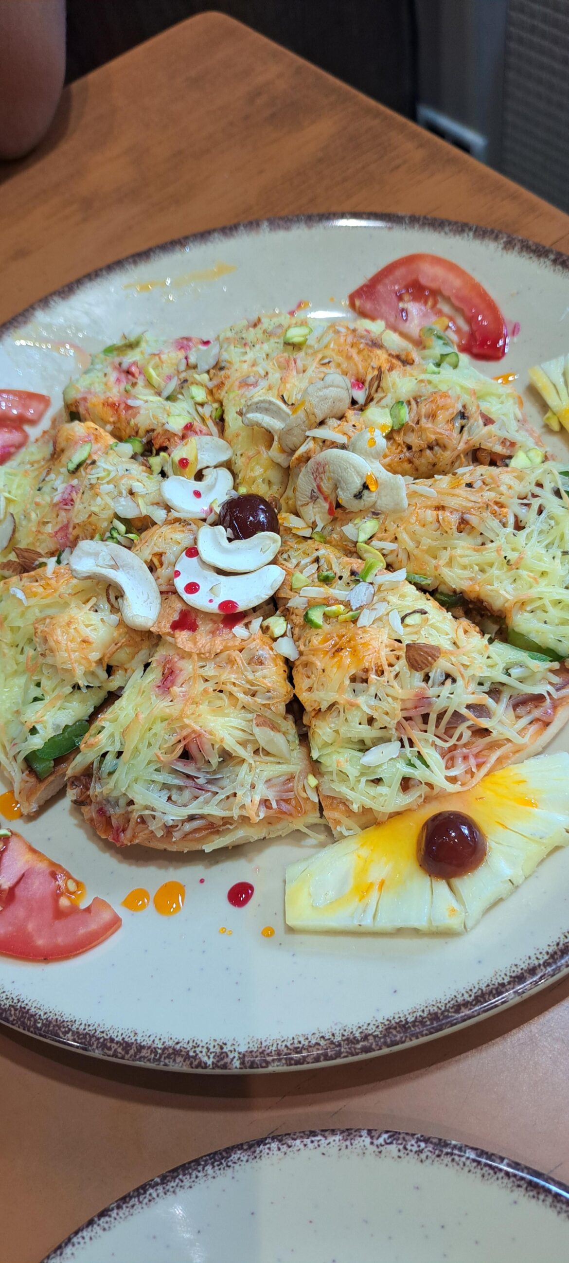 An Indian pizza (from 20 years ago, so crime prescribed?)