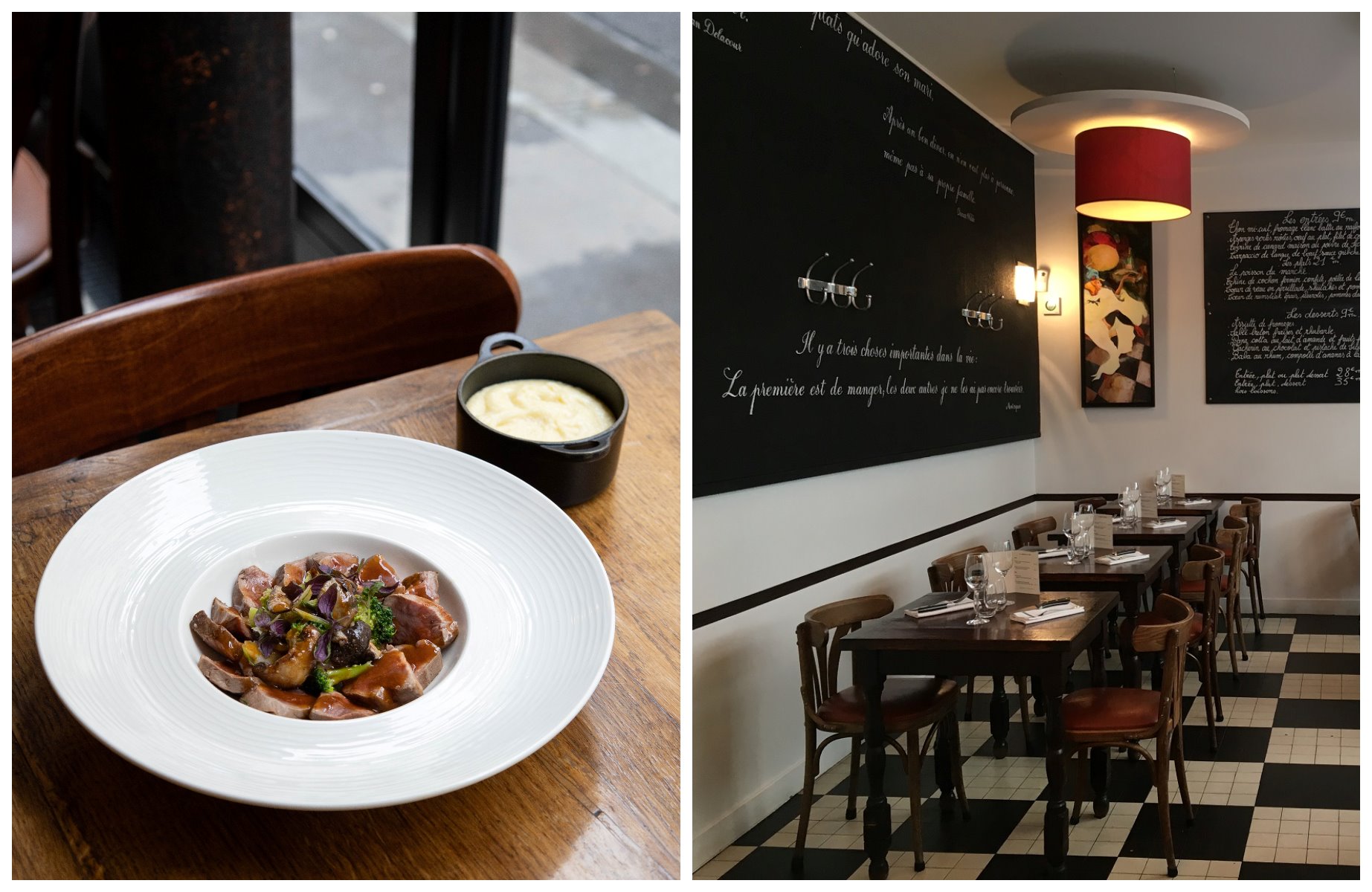 Paris brasseries, open 7/7, serve French classics all day. © Laura De Comarmond / Les Canailles Pigalle