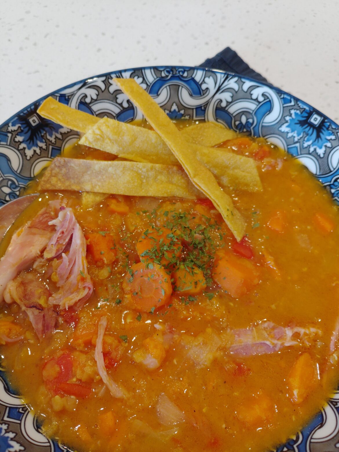 Slow cooker lentil soup