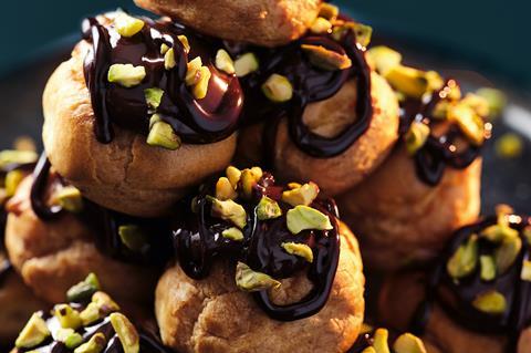 Asda-Christmas-Lookbook-2025-Page-39-Exeptional-Pistachio-Profiteroles