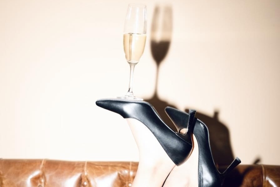 Chateau Bellecru brings French wine, hospitality to Houston Heights wine glass balanced on shoe