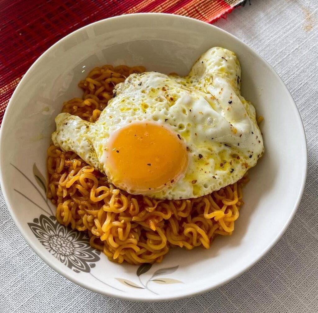 My noodles are never complete without some egg to go with it