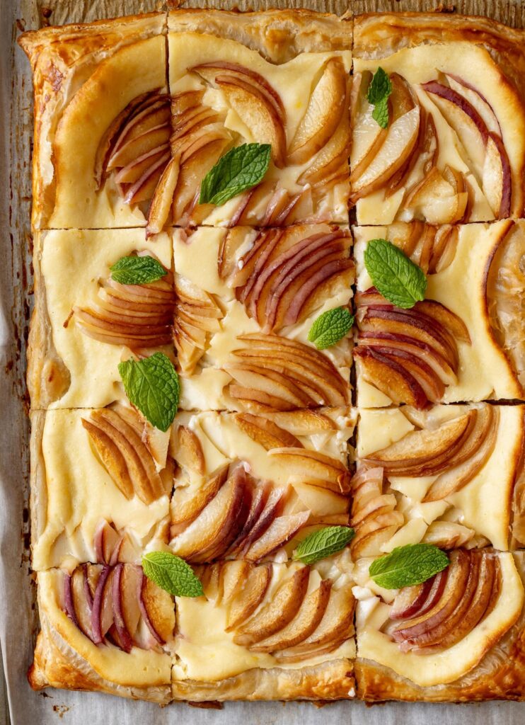 White Peach Lemon-Ricotta Tart!