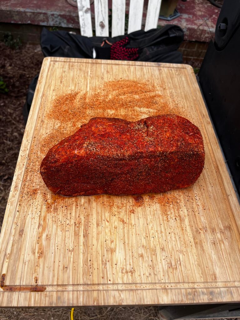 First pulled pork. Success.