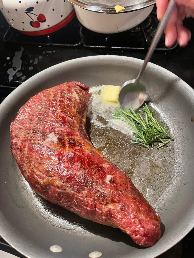 Attempt at a reverse sear tri-tip. Any advice welcome.