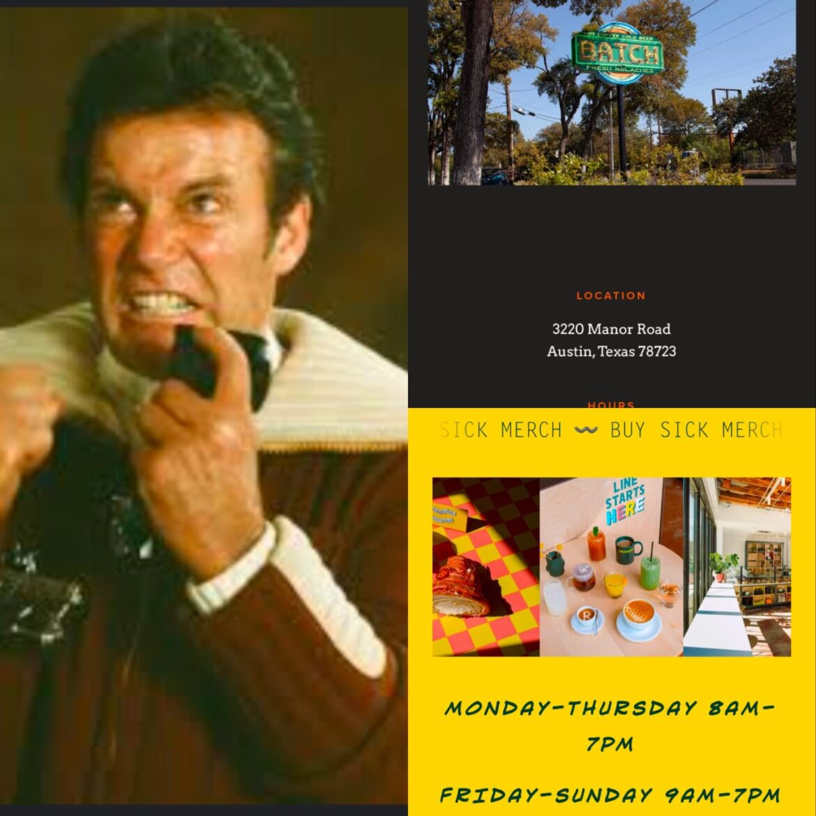 Sell delicious breakfast pastries & coffee, opens at 9am