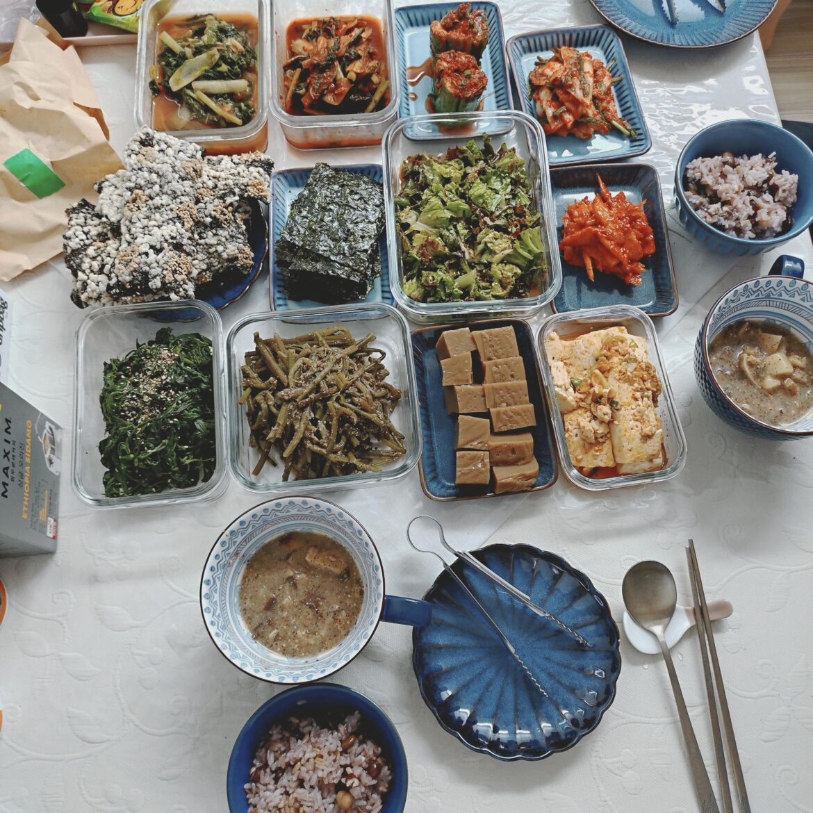 Mum's vegan Korean home cooking