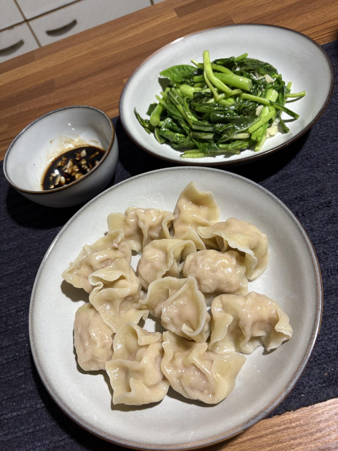 Dumplings and Vegetables
