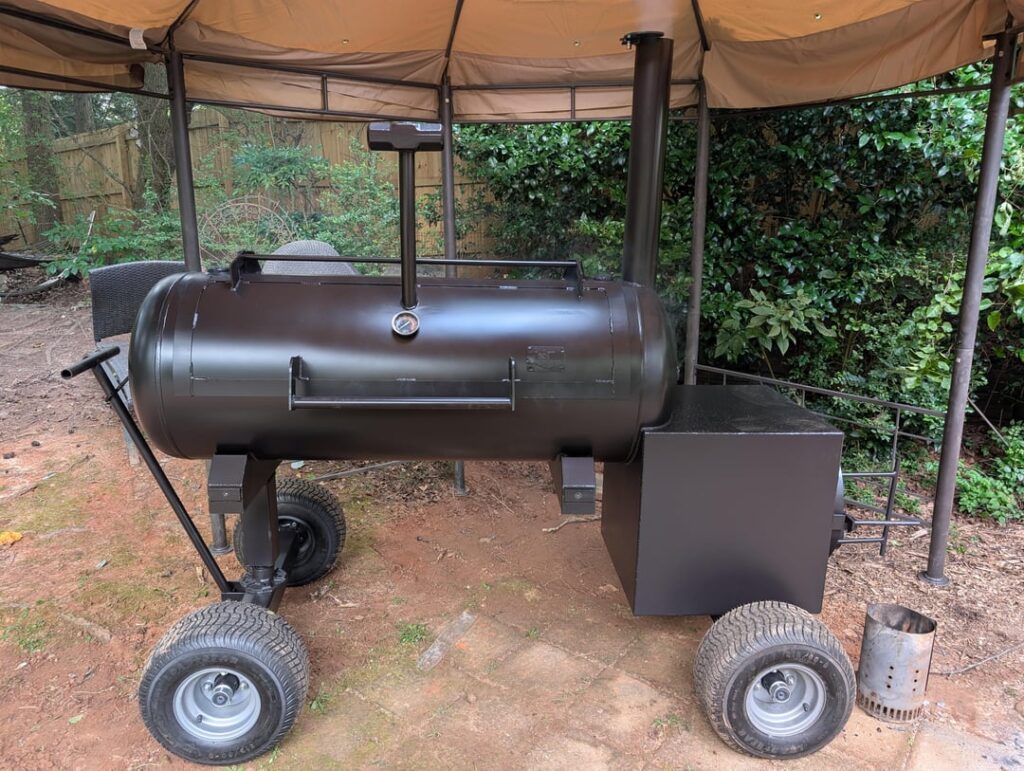 Built a smoker to do whole pigs Built a smoker to do whole pigs