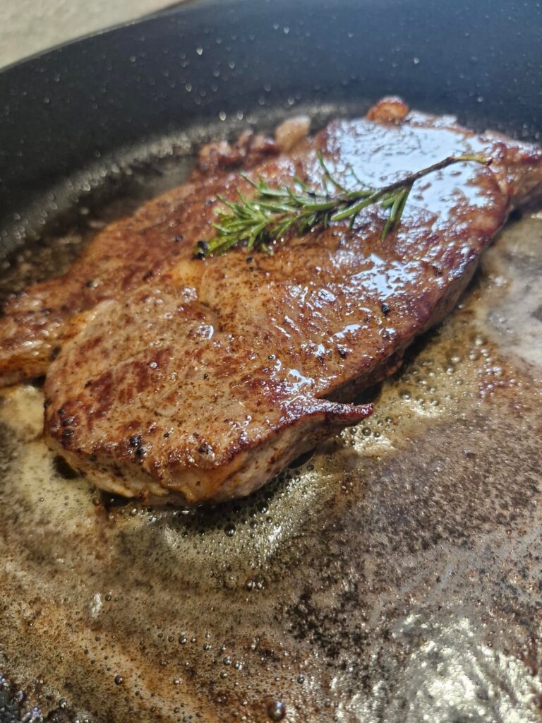 Steak for the kids [middle to well done as they like] they will learn in time...