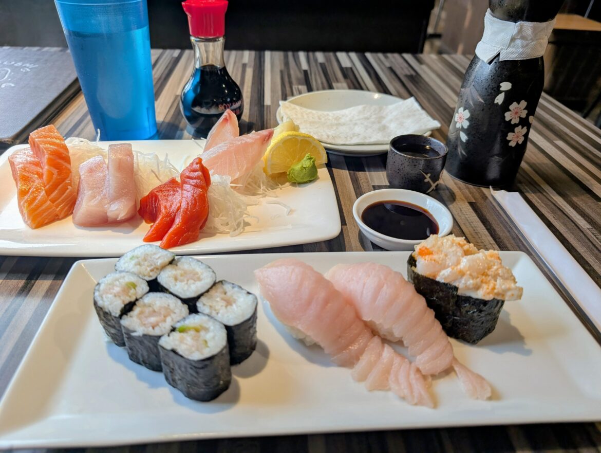 Quick sushi lunch