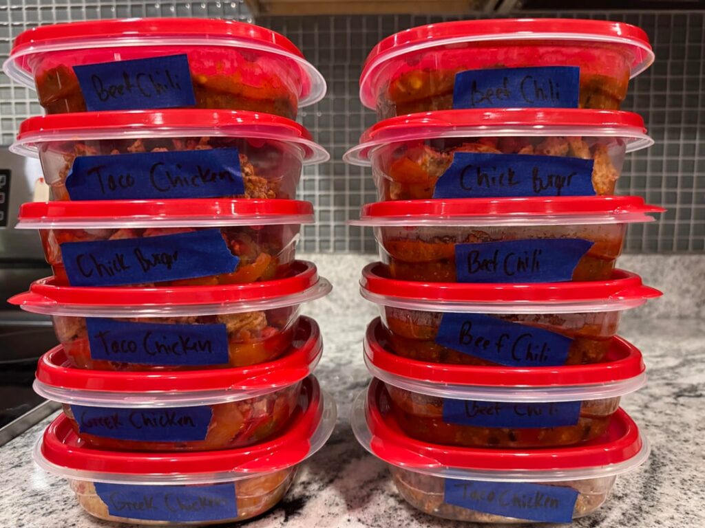 Cooking for teen boys