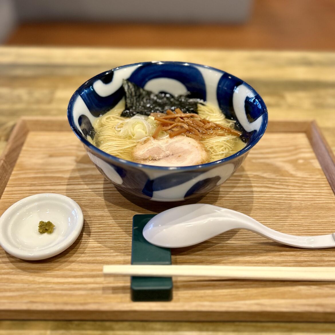 Clear, rich golden. Ramen Kawai at Tokyo