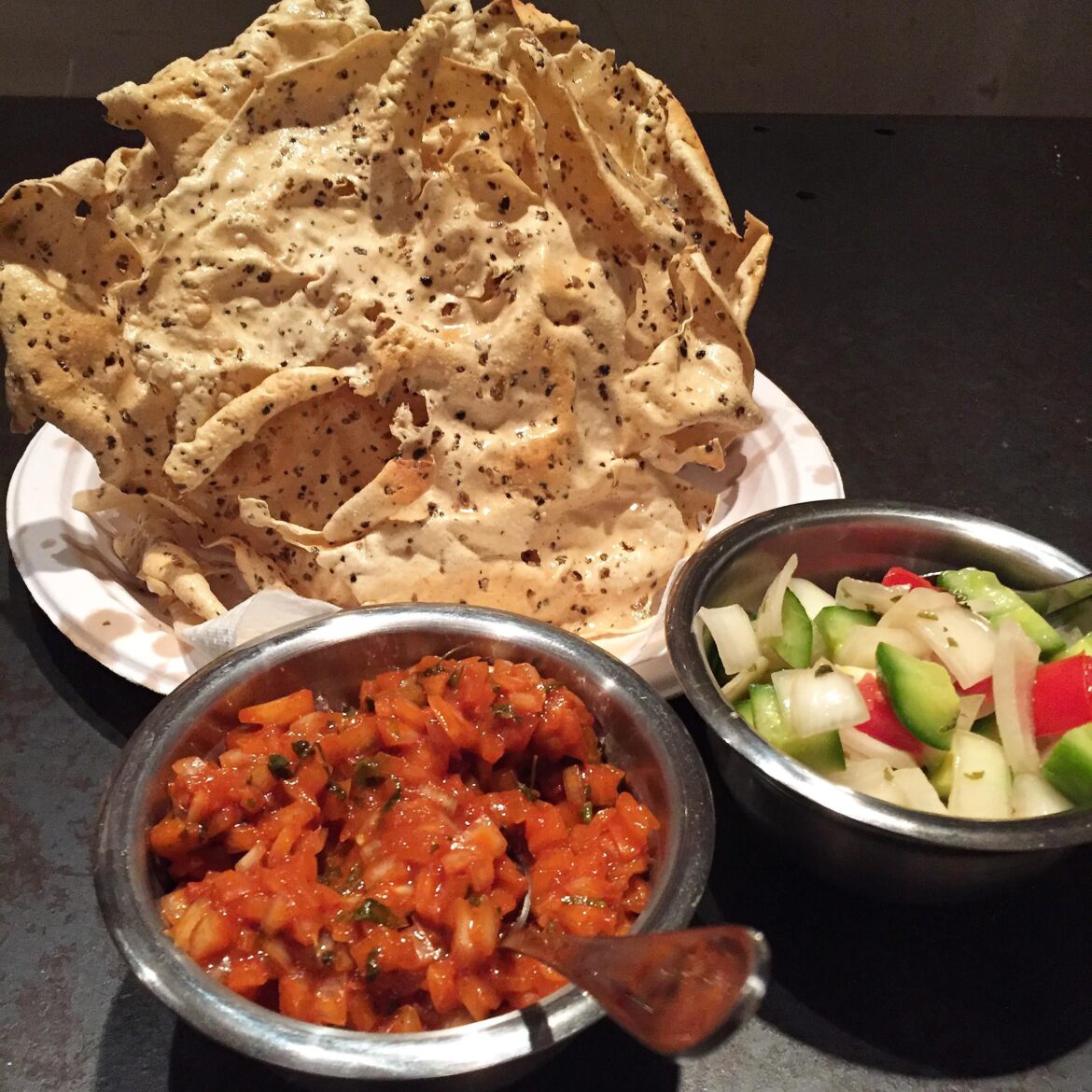 Indian red onion chutney that used to exist as standard in most Indian restaurants has slowly disappeared….