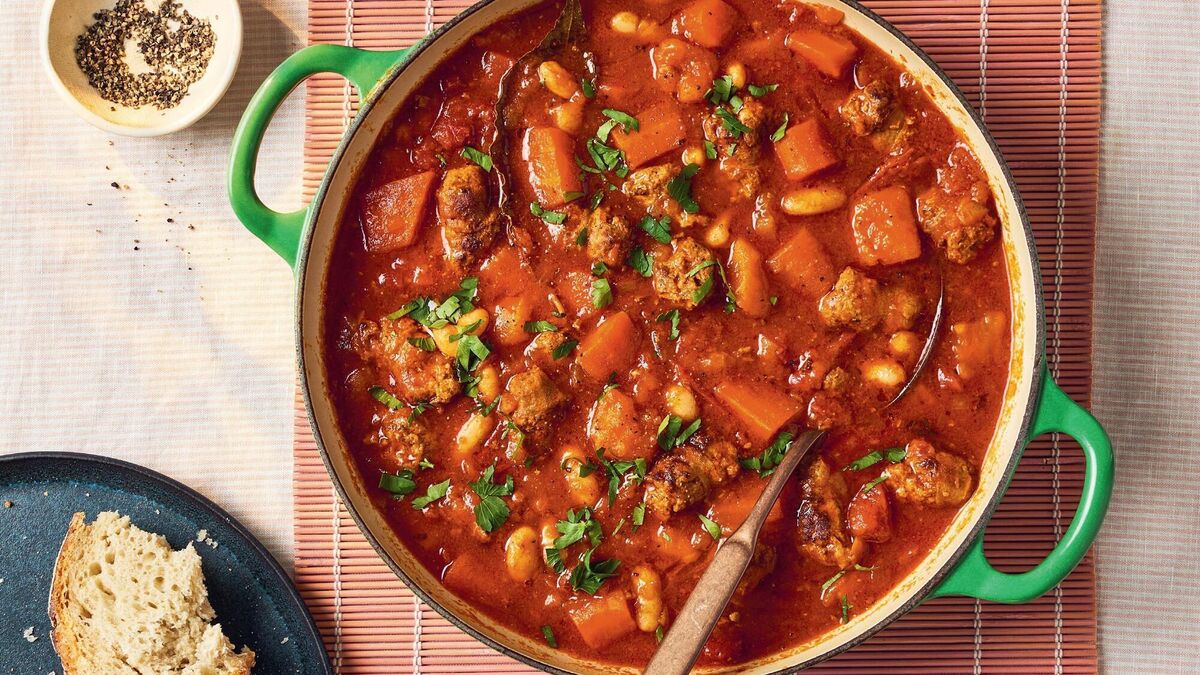 Lou Robbie's ‘Cowboy Supper’ Sausage & Bean Casserole