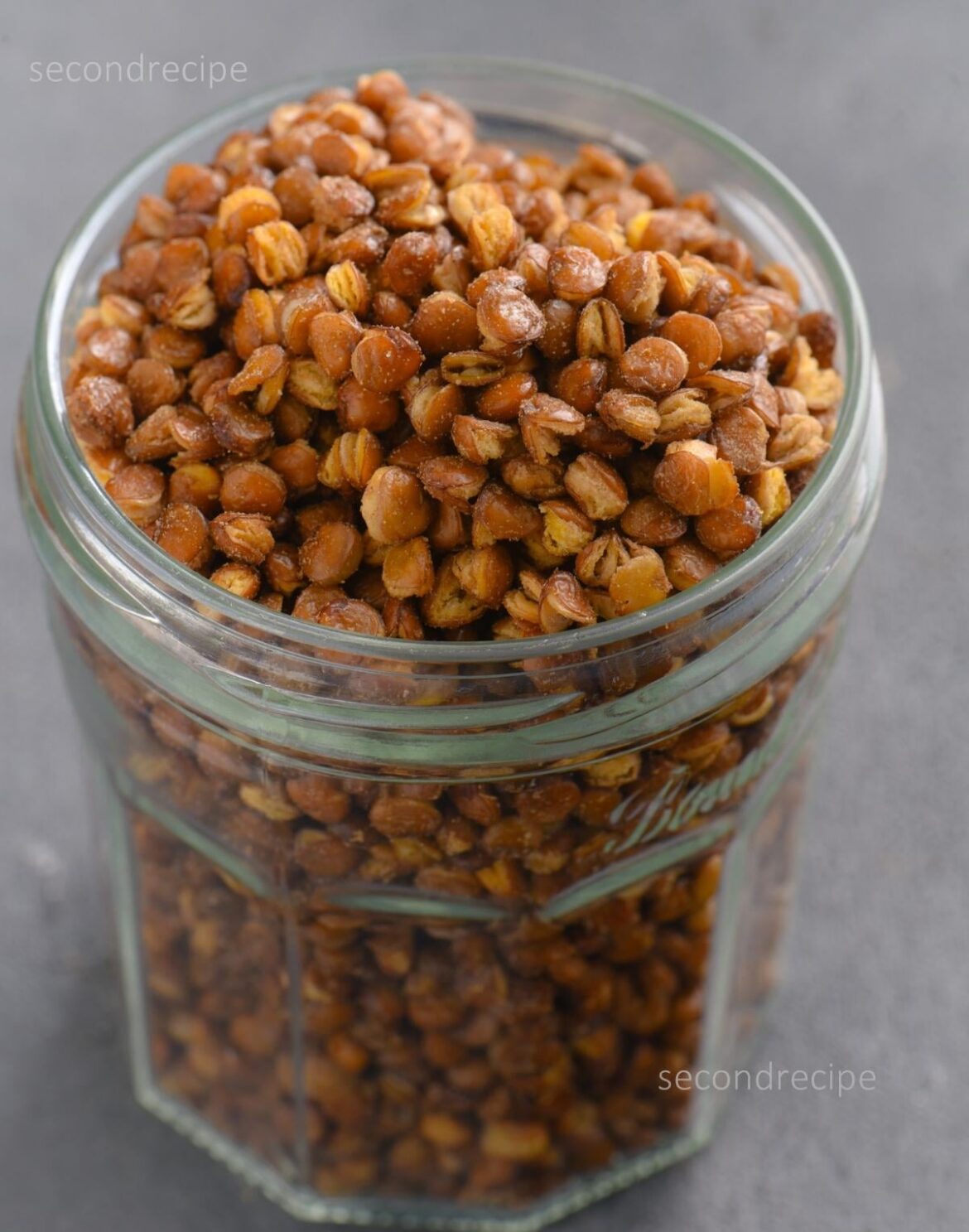 Crispy air fried lentils