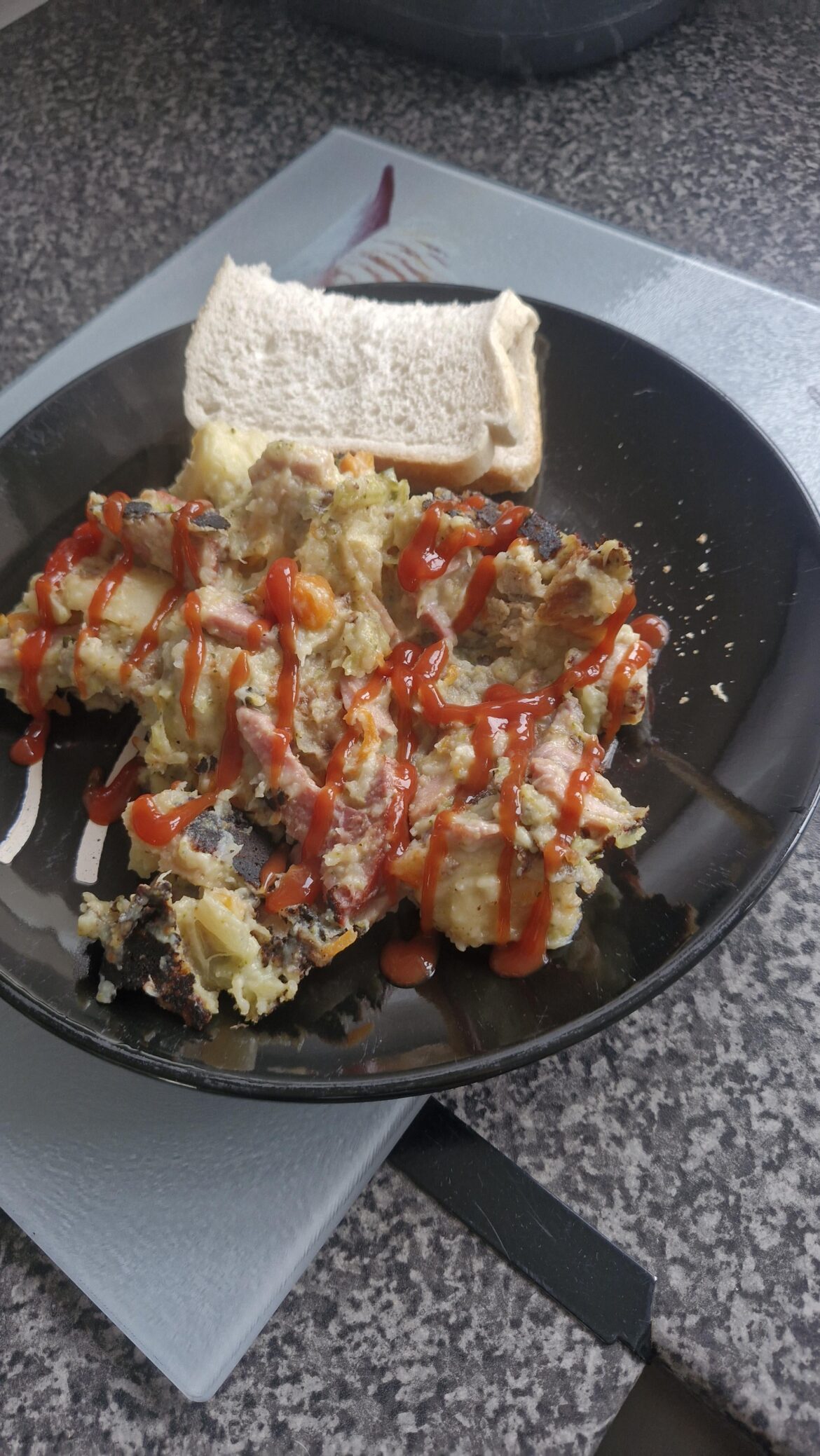My take on bubble and squeak for breakfast
