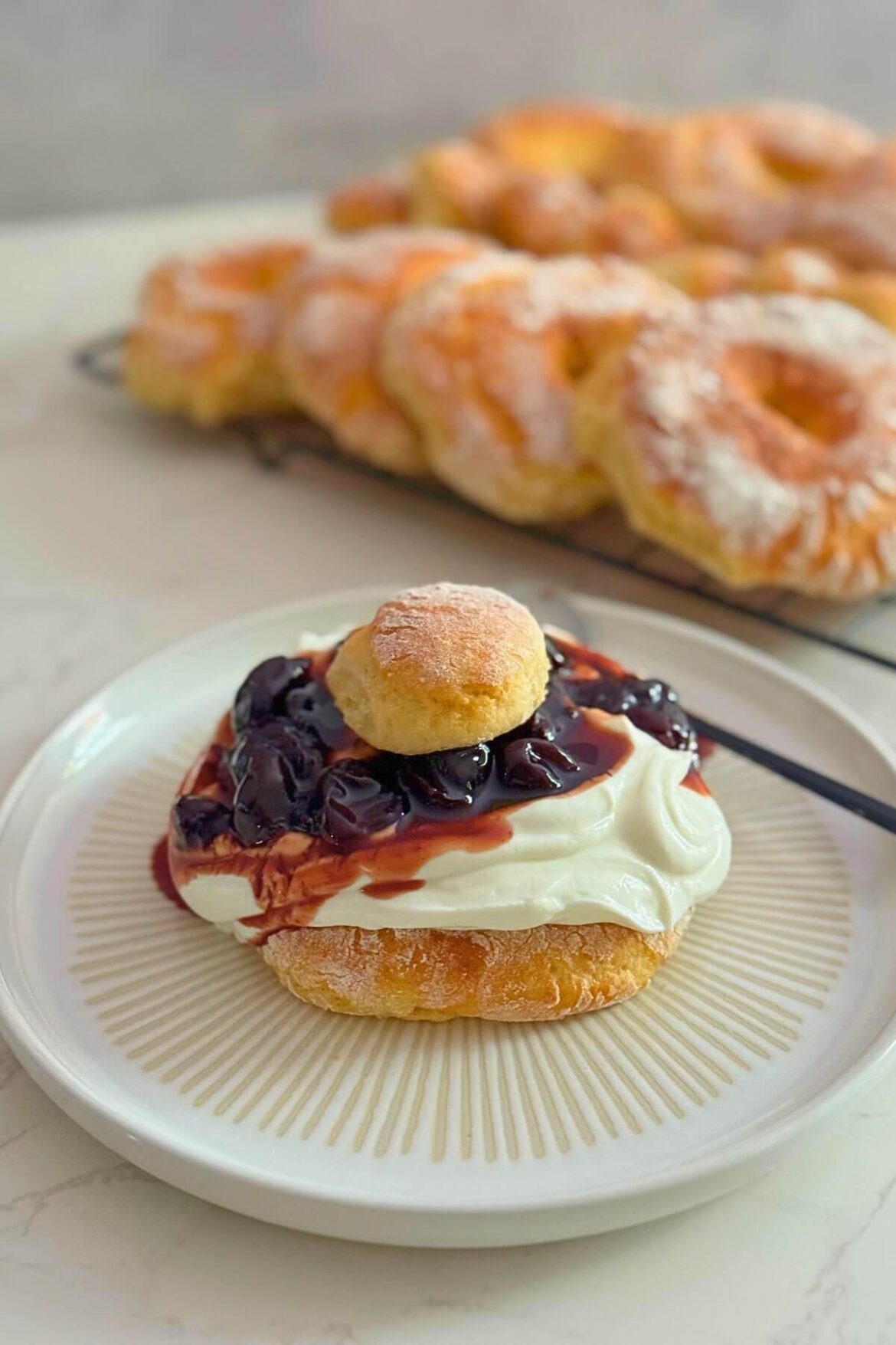 Baked Papanasi (The Romanian Cheese Danish)