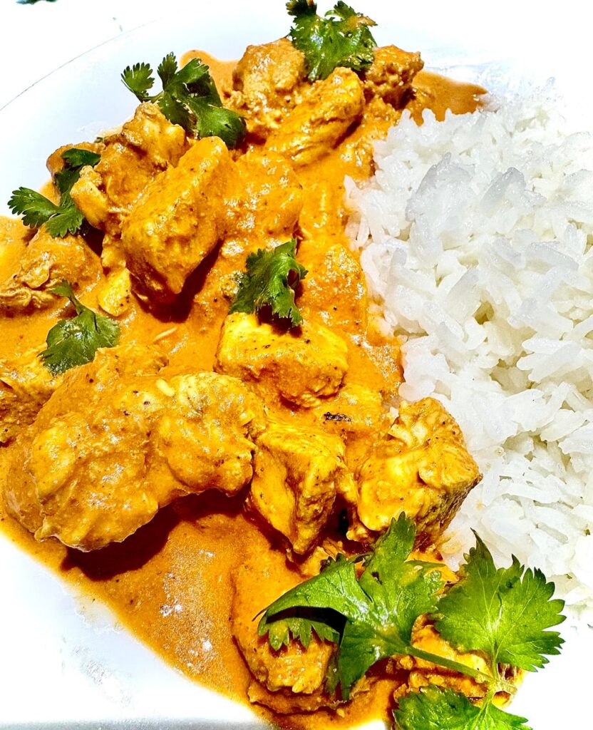 Butter Chicken with Rice