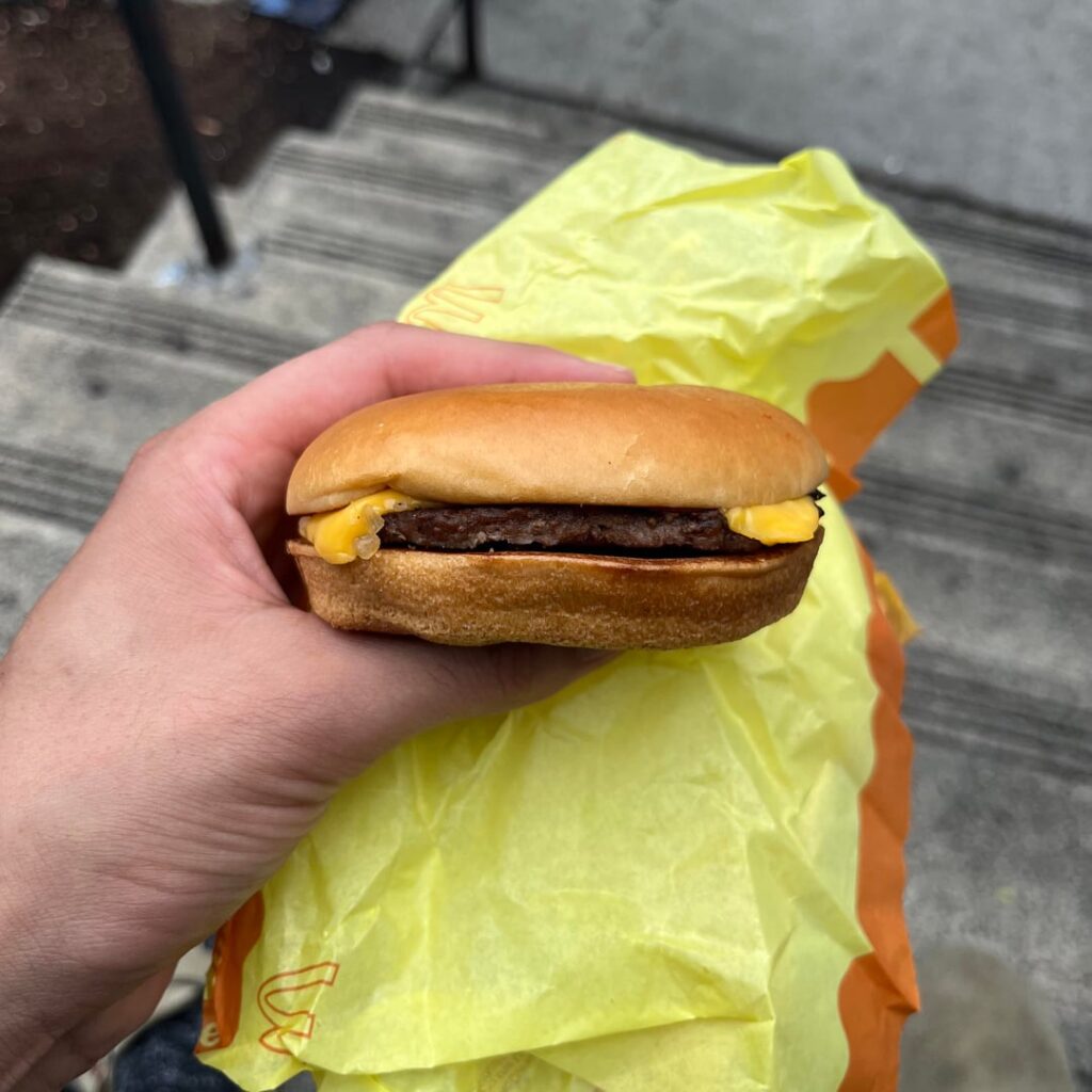 Passed a McDonald’s while walking downtown