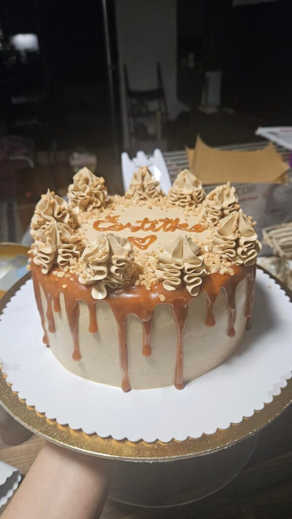 Decorated my 2nd cake! Decorated my 2nd cake!