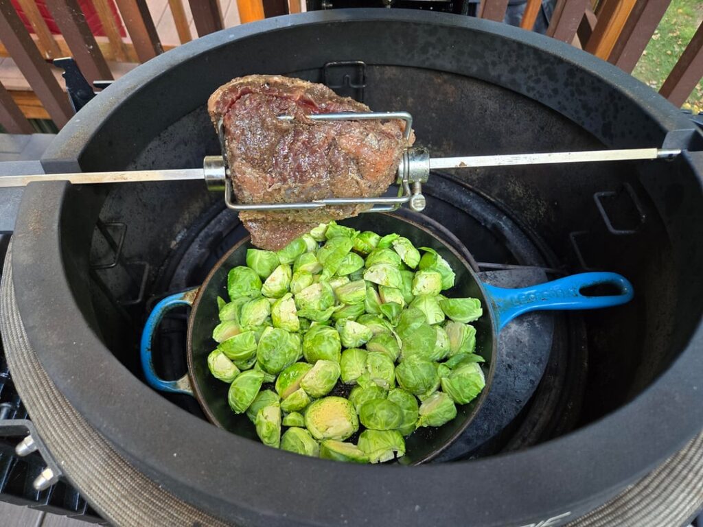 Picanha and brussel sprouts