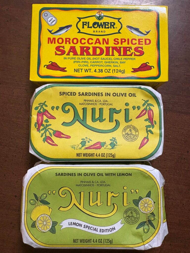 Tried tinned sardines for the first time