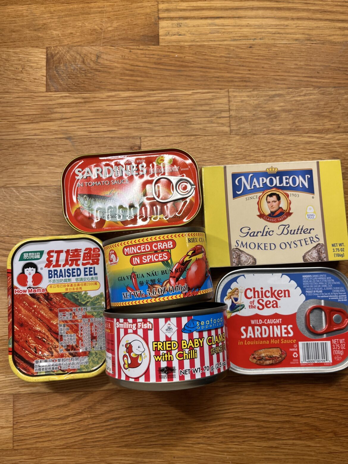 Mini haul- tinned seafood! Which one would you try first?