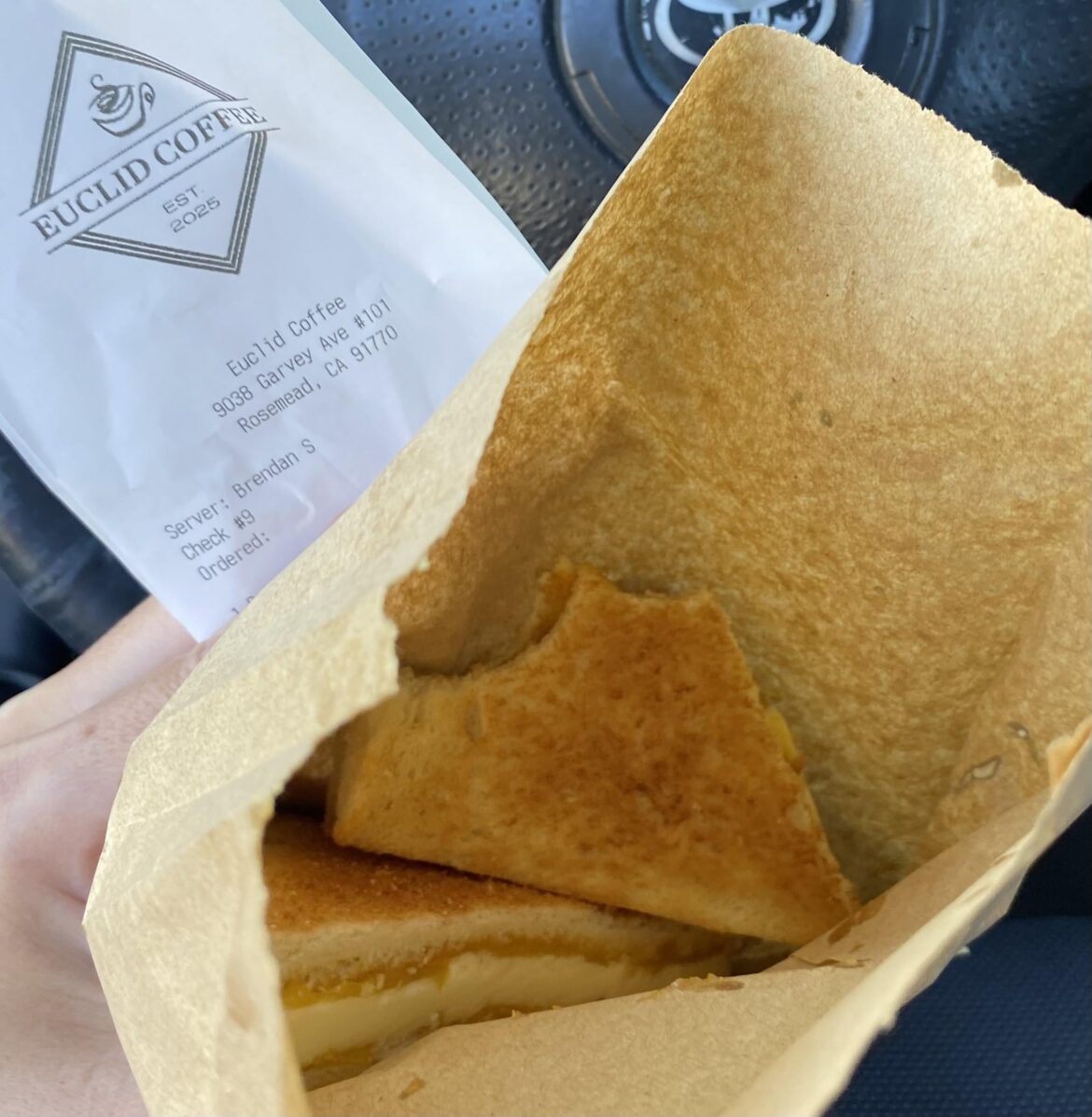 Kaya toast at Euclid Coffee in Rosemead (thoughts in comment)