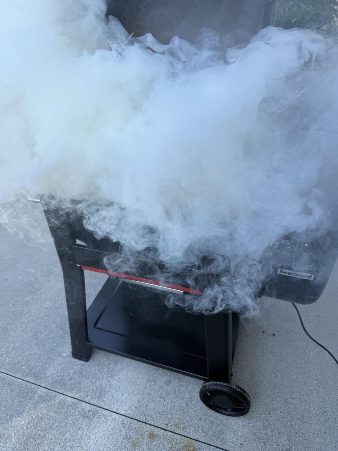 Searwood up in smoke