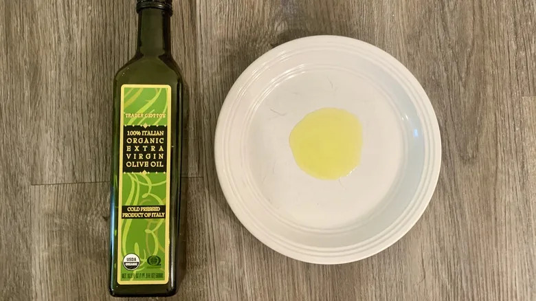 Trader Joe's Olive Oil on Table