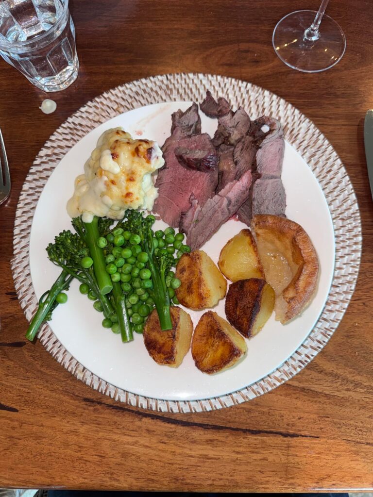 weighed main course, unsure of accuracy of