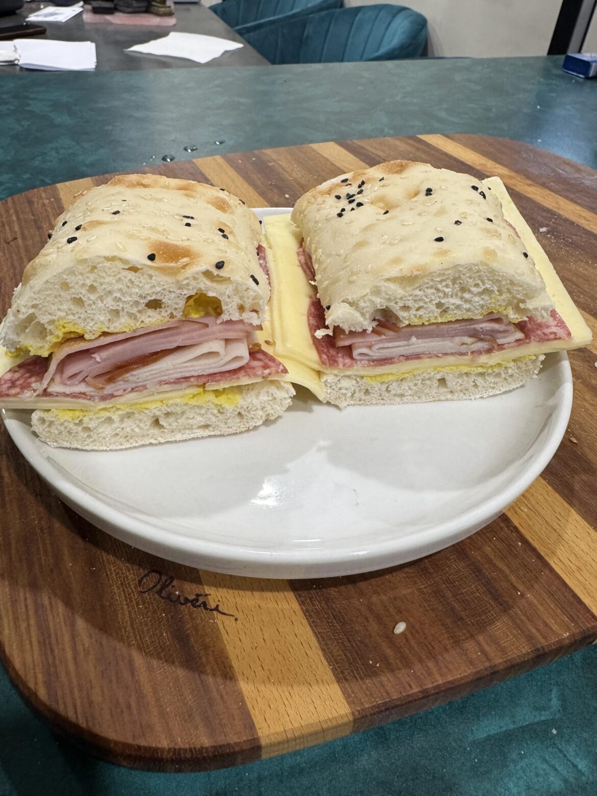 My first sandwich drop