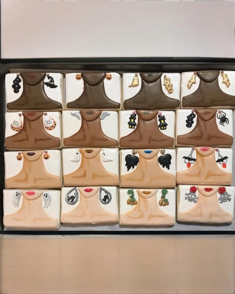 Got to make these Halloween themed last year! Made these for a rep/provider of the MyEllevate procedure. (A minimally invasive neck lift)