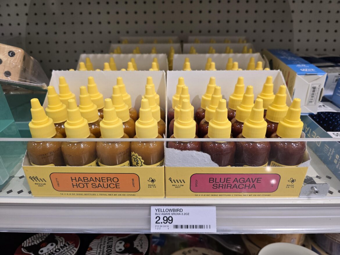 Yellow bird travel samples at target!!