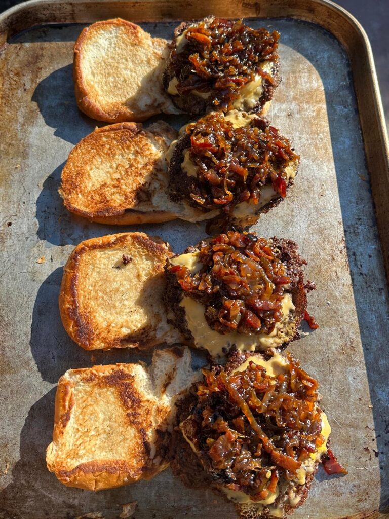 Bacon Jam Smashburgers