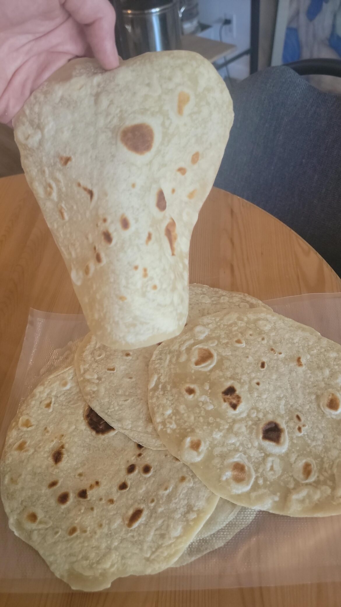 Can't find tortillas that remind me of Baja del Sur, so Ive been trying to make them myself.