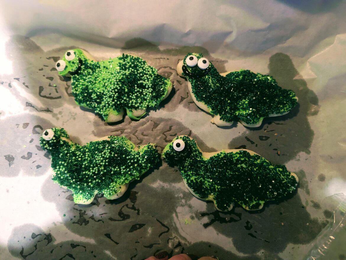 3 yr olds bday cookies