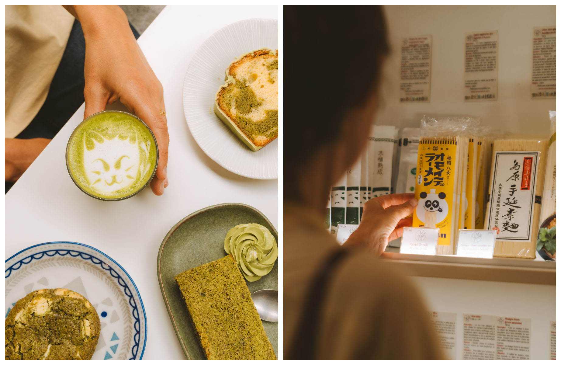 Umami has brought Japanese flavors to Paris with matcha, udon, and artisanal staples it. © Joann Pai/The MICHELIN Guide