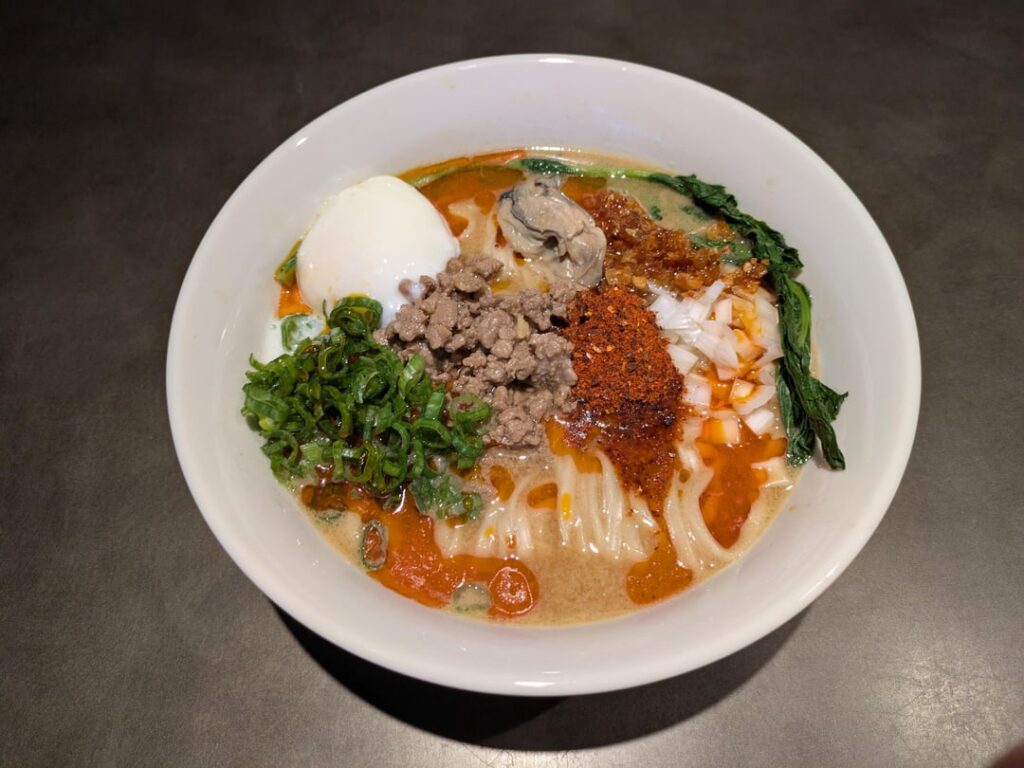 Homemade tantanmen