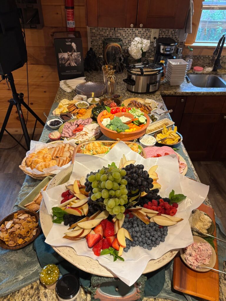 Fun Lord of the Rings themed spread for a friend’s wedding