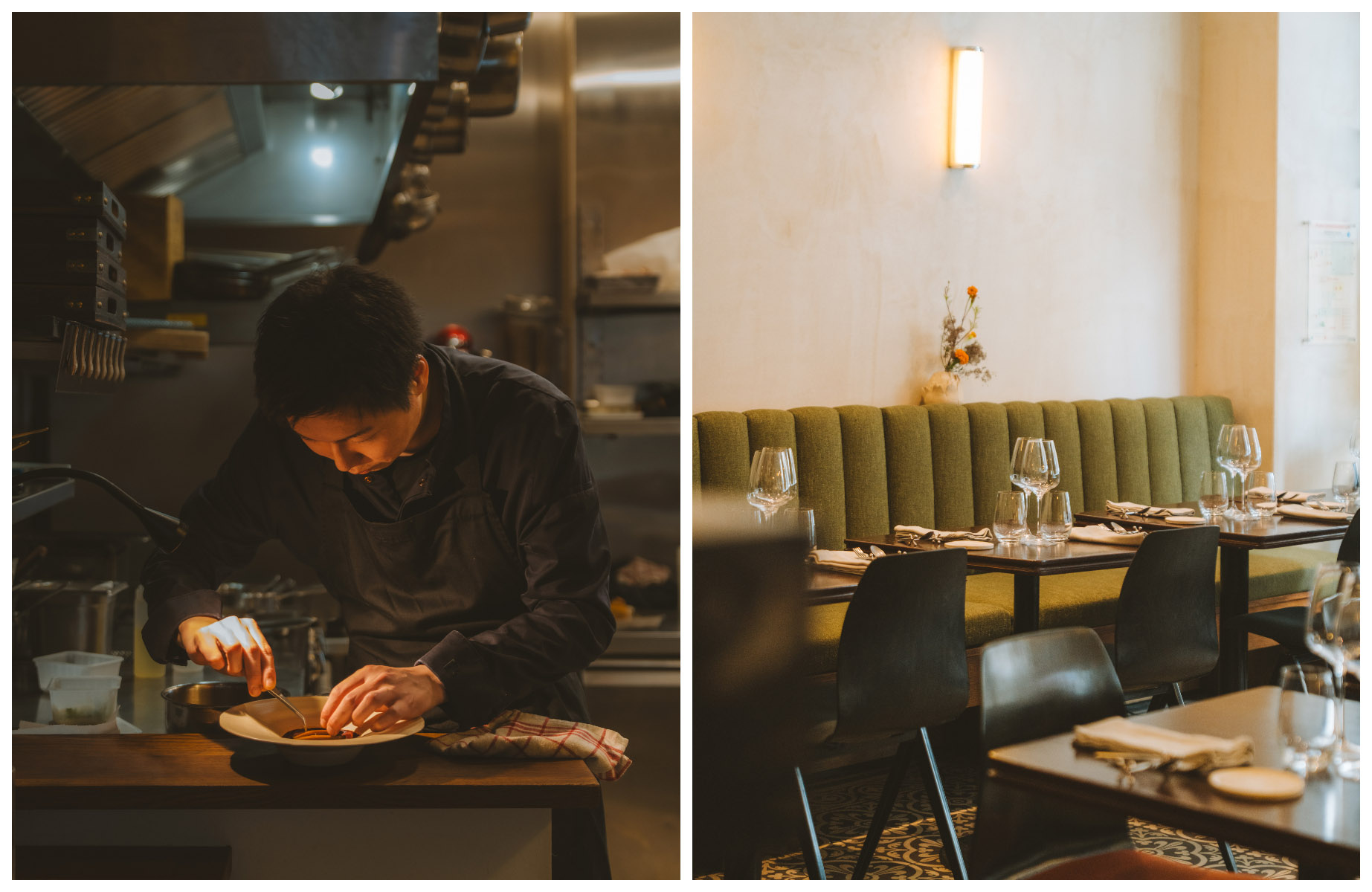 At Magma, Ryuya Ona crafts ever-changing French menus infused with Japanese artistry. © Joann Pai/The MICHELIN Guide