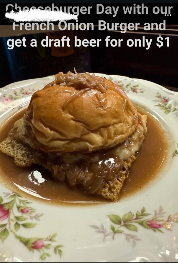 A cheeseburger and soup except not the way you’d think…