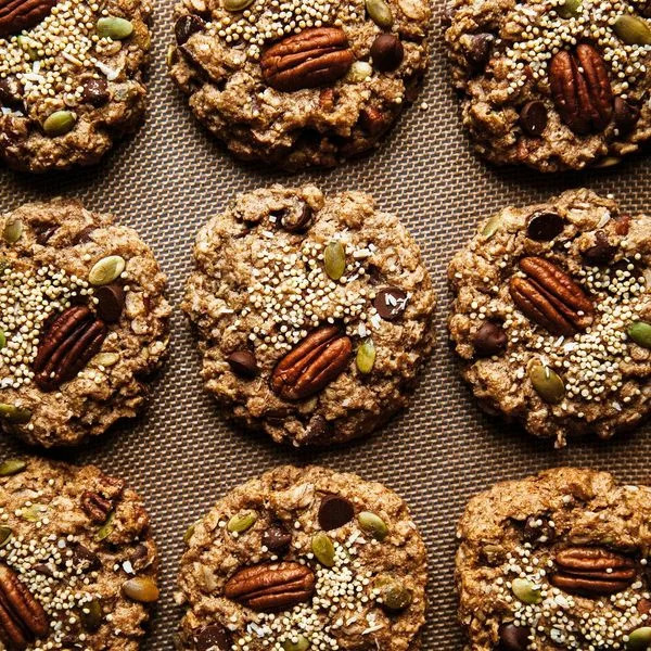 Nutty Vegan Breakfast Cookies | Rebecca Firsker