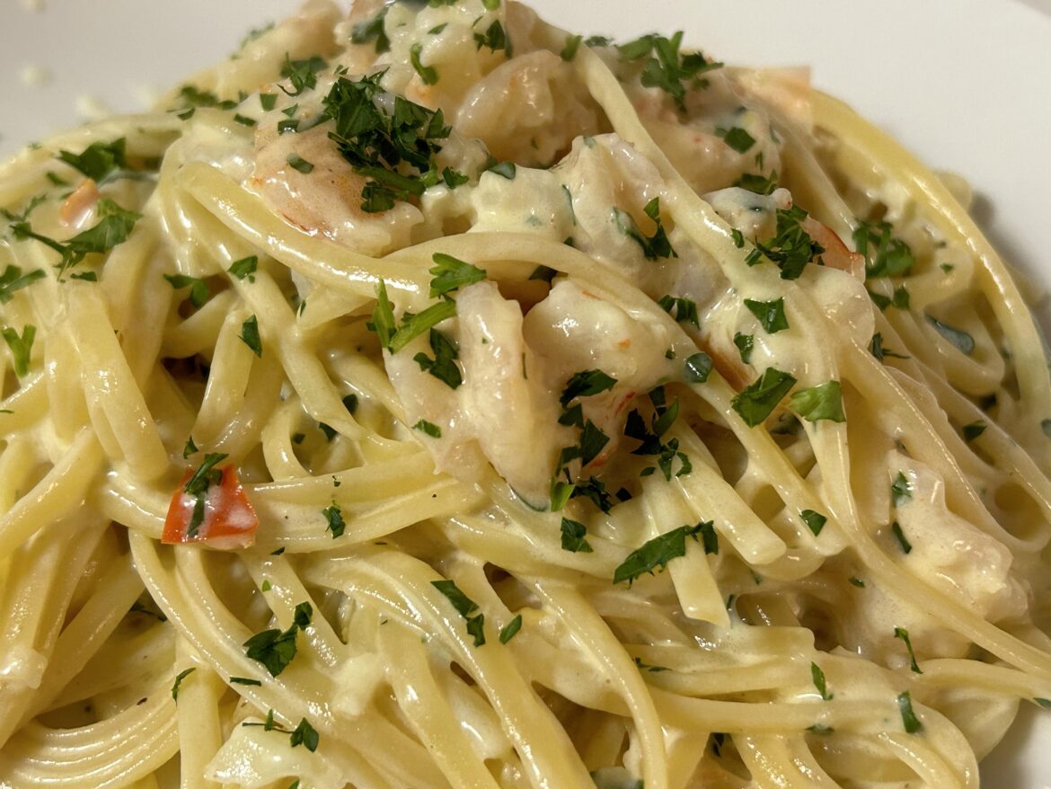 shrimp alfredo pasta