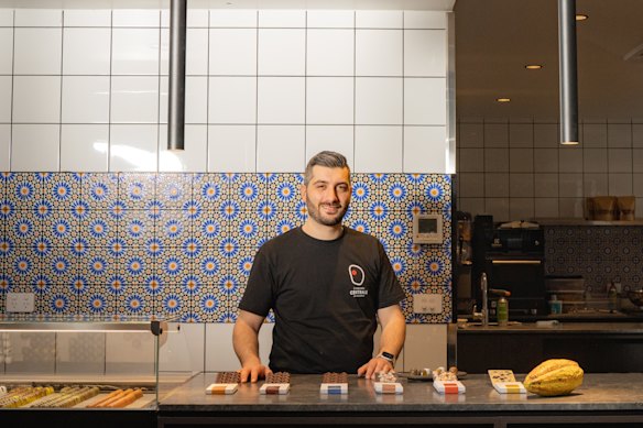 Chocolatier Alessandro Luppolo, pictured at his stall ahead of the opening in September 2024, moved on after two months.