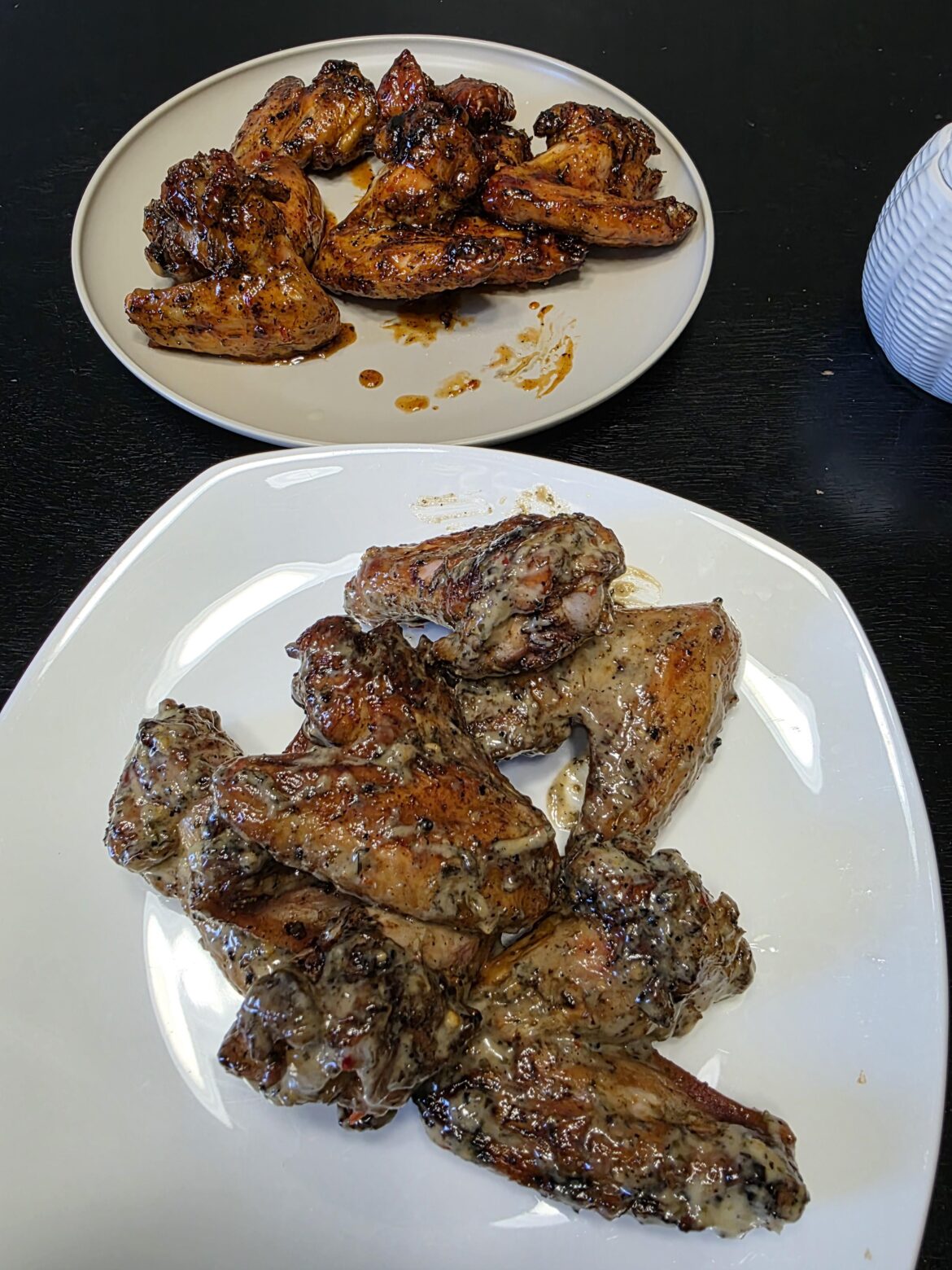 First time using charcoal for wings and I will never go back