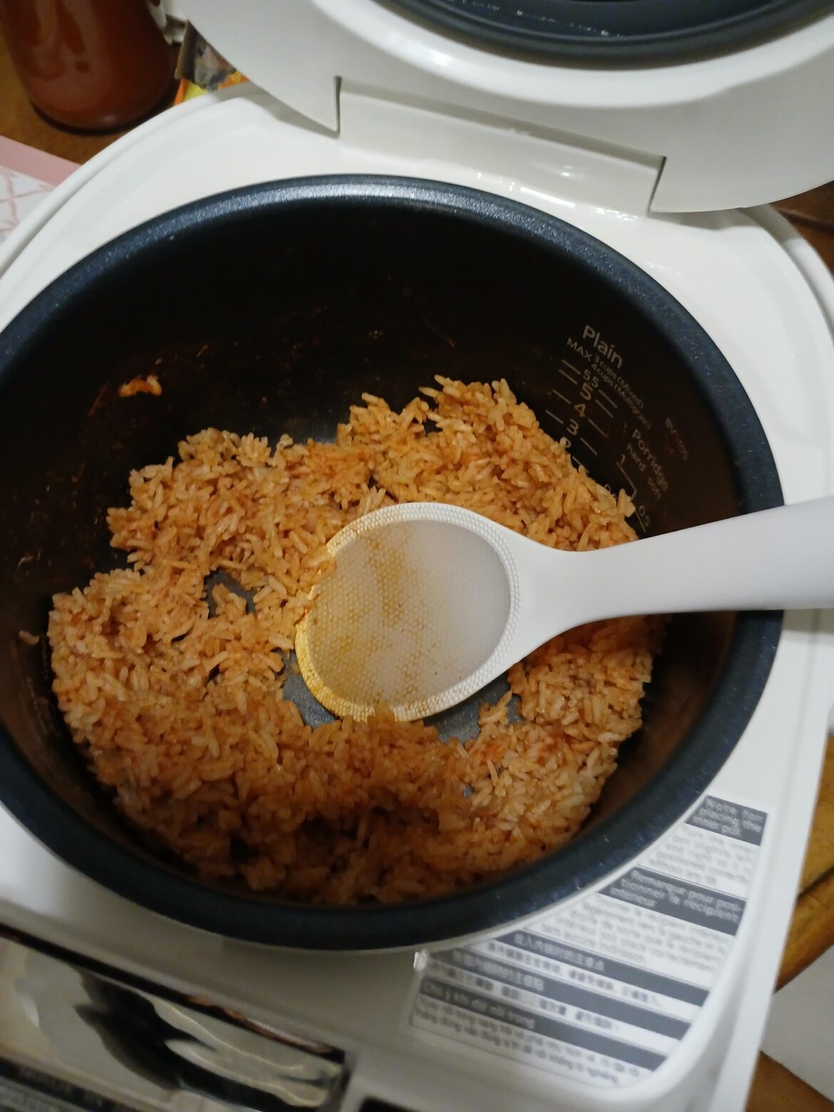 Saw the mexican rice post. Made mexican rice in my rice cooker.